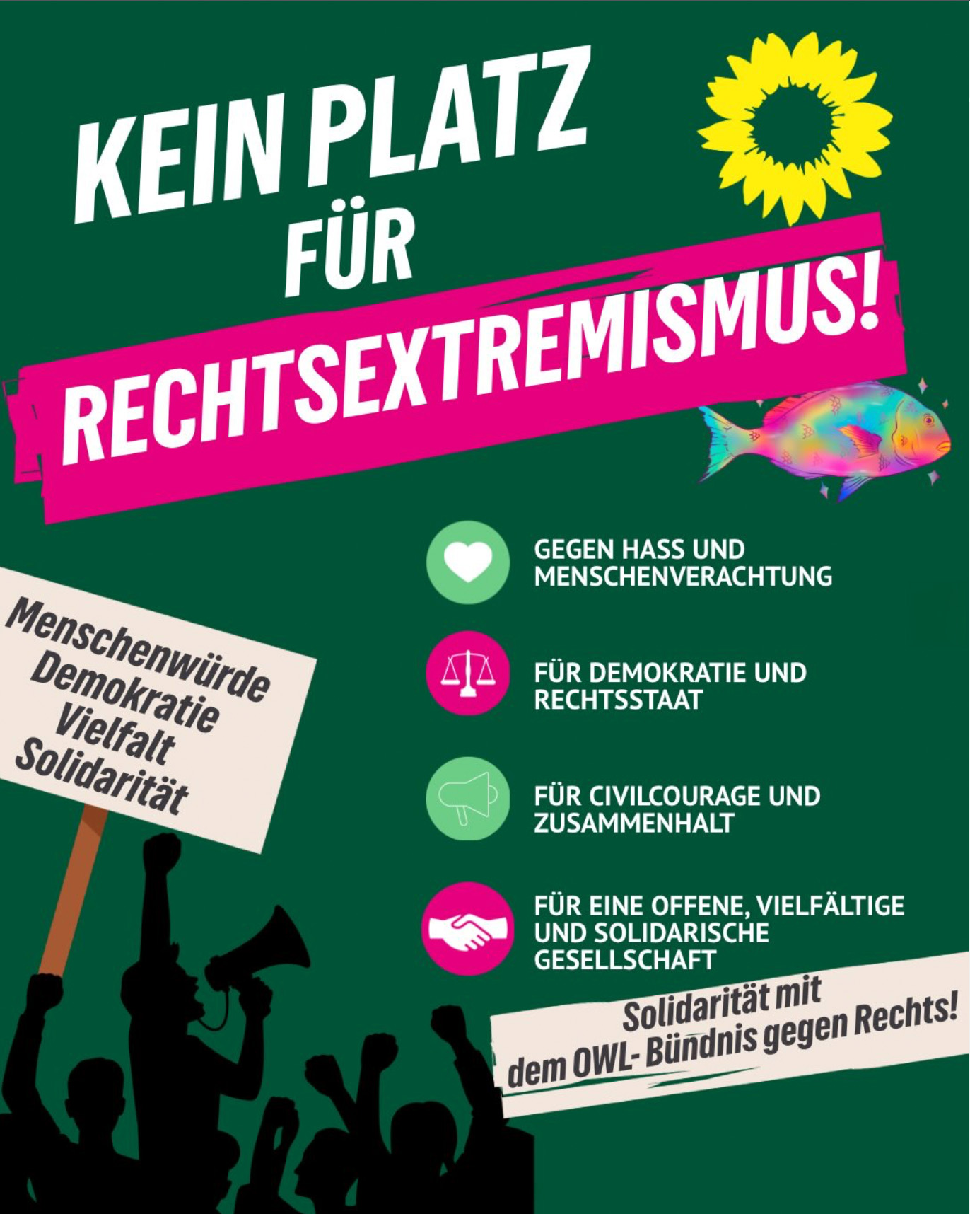 Kein Platz für Rechtsextremismus
